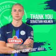 Rasmus Sebastian Holmen ile sözleşmemiz karşılıklı anlaşma sağlanarak sonlandırılmıştır.